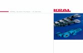 KRAL Screw Pumps – K Series. · 2 3 KRAL Screw Pumps – K Series The universal KRAL pump with innovative design for long service life, even in harsh operating conditions. Stop