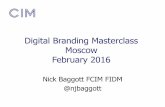 Digital Branding Masterclass Moscow February 2016 · – List 5-8 characteristics of successful Russian brands ... Circle = Vegetarian, ... Diageo vs. Unilever models