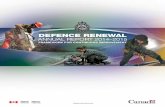 Fall 08 - Canadian Armed Forces · Renewing the Cadet and Junior Canadian ... forecast for the Defence Renewal programme as outlined in the October 2013 Defence Renewal Charter and