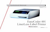 EasyCoder 401 LinerLess Label Printerepsfiles.intermec.com/eps_files/eps_man/96040902.pdf · EasyCoder 401 LinerLess Label Printer P/N 1-960409-02 ... User's Manual Gives information