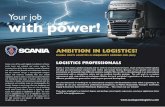 AmbitiON iN LOgistiCs? - UHasselt · sCANiA PArts LOgistiCs is frequeNty LLOOkiNg fOr ... Supply & Inventory Controller, Warehouse Engineering, ... send your application letter