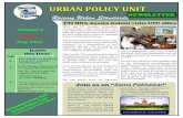 Raising Urban Standards NEWSLETTER - …urbanpolicyunit.gkp.pk/wp-content/uploads/2017/05/Urban-Policy... · Raising Urban StandardsNEWSLETTER Volume: 1 ... In pursuance of Khyber
