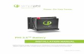 PHI 3.5TM Battery · Power. On Your Terms. PHI 3.5TM Battery . Optimized Energy Storage & Management for Residential & Commercial Applications Utilizing Efficient, Safe, Non-Toxic,