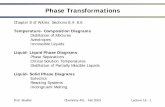Phase Transformations - Chemistry Coursescourses.chem.psu.edu/chem451/Lecture19_phase_large_s04.pdf · Prof. Mueller Chemistry 451 - Fall 2003 Lecture 19 - 1 Phase Transformations