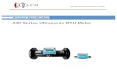 BTU METER - Series 230 Ultrasonic · 2017-12-29 · Microsoft Word - BTU METER - Series 230 Ultrasonic.docx Created Date: 8/25/2016 6:40:05 PM ...