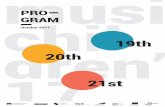 19th dren’ 1721st - musichildren.web.ua.ptmusichildren.web.ua.pt/wp-content/uploads/2017/10/finalprogram.pdf · Filipe Cunha Monteiro Lopes Orquestra Jazz de Matosinhos · Portugal
