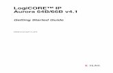 LogiCORE™ IP Aurora 64B/66B v4 - Xilinx - All …€¦ · system requirements and supported tools to run the Aurora 64B66B core. ... Convention Meaning or Use Example Blue text