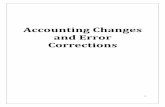 Accounting Changes and Error Corrections - Apex … · 2 3. Accounting standard-setting bodies may require the use of new accounting method or principle, such as new reporting requirements