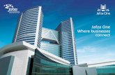 Jafza One Where businesses connect - EZWproperty.ezw.com/wp-content/uploads/2015/08/Jafza-One-Updated-A4... · Emirates Hills Al Maktoum International Airport Dubai Sports City Dubai
