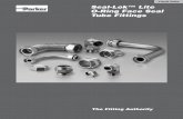Seal-Lok Lite O-Ring Face Seal Fittings - parkerstore.jp · 4300 Catalog Seal-Lok™ Lite O-Ring Face Seal Tube Fittings ... Forged Shapes Higher resistance to mechanical shock and