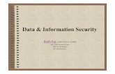 Data & Information Security - .Data â€¢ Definition: the quantities, characters, or symbols on which