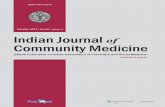Indian Journal Community Medicine - …sharefoundations.org/Publications/OutbreakCholera2015.pdf · Community Medicine ... Cholera is a diarrheal disease caused by infection with