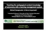 Teaching the pedagogical content knowledge of astronomy ...· Teaching the pedagogical content knowledge