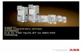 Low voltage AC drives ABB machinery drives 0.5 to …€¦ · Selecting and ordering your drive Type designation is a unique reference number that clearly ... ABB machinery drives