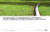 Alcatel-Lucent Dynamic Communications for urban and main ... · LTE Microwave Tunnel Coverage ... • Track management and maintenance planning • Freight and asset ... Alcatel-Lucent