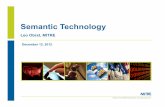 Semantic Technology: A Tutorial - ontolog.cim3.netontolog.cim3.net/file/work/...session-5/Semantic-Technology--A... · Premise & Promise Semantic technologies can enrich search, discovery,