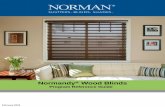 Normandy® Wood Blindsdownload.normanwindowcoverings.com/Document/... · Traditional Normandy® Pages Features & Benefits 1 Terminology 2 - 4 Standard Features & Options 5 Available