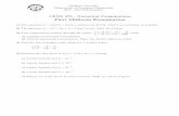 CENG 375 - Numerical Computations First Midterm Examinationacademic.cankaya.edu.tr/~sermutlu/exams/1213375.pdf · C˘ankaya University Department of Computer Engineering 2012 - 2013