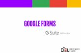 GOOGLE FORMS - Texas Tech University Departments · Introduction - Used to create forms, surveys and quizzes in online format - Free and easy to use (need Google account) - Good for