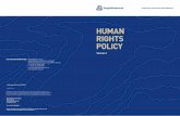 HUMAN RIGHTS POLICY - Anglo American · Anglo American has a strong commitment to human rights. Respect for human rights informs our guiding values as a business, and is stated explicitly