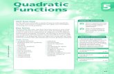 Quadratic 5 Functions - Ms. Voinea · ... Unit 5 • Quadratic Functions continued ACTIVITY 29. My Notes ... 428 SpringBoard® Mathematics Algebra 1, Unit 5 • Quadratic Functions