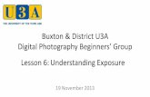 Buxton & District U3A Digital Photography Beginners .Buxton & District U3A Digital Photography Beginnersâ€™