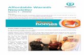 Affordable Warmth Newsletter - My Councillor · Affordable Warmth Newsletter ... who lives with his wife Joyce and lodger Colin Griffiths, ... were forced to go to bed at 6pm most