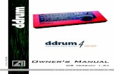 Part No. 2700,0060 Owner’s Manual · with multi-sampled instruments from Simon Phillips , Dennis Chambers, Kenny Aronoff and Mel Gaynor and a lot of other nice features!