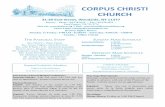 CORPUS CHRISTI CHURCHccwoodsideny.org/wp-content/uploads/sites/69/2018/08/AUG12_2018_… · En el vestíbulo de la iglesia hemos ... 12:00 PM en Ingles 7:30 PM en español ... en