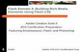 Domain 4 Building Rich Media Elements Using Flash CS5teacherpress.ocps.net/georgiafotieo/files/2012/09/ACA-Flash-Domain... · Keller Adobe CS5 ACA Certification Prep 4 Domain 2.0