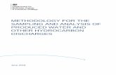 METHODOLOGY FOR THE SAMPLING AND ANALYSIS OF PRODUCED ... · methodology for the sampling and analysis of produced water and other hydrocarbon discharges june 2018