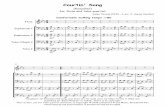 Courtin Song - Score - Full Score - … · Tuba 2 Comfortable walking tempo q=80 mf mf mf mf ... Veljo Tormis (1930 - ), arr. P. Aarne Vesilind (Kosjalaul) for flute and tuba quartet