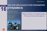 Ninth Edition - Middle East Technical Universityae262/Cp16.pdf · VECTOR MECHANICS FOR ENGINEERS: DYNAMICS Ninth Edition ... Vector Mechanics for Engineers: Dynamics dition Contents