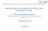 Introduction to Image Processing and Computer Vision ...giana.mmci.uni-saarland.de/website-template/lectures/IntroIPandCV/... · Ivo Ihrke / Winter 2013 Introduction to Image Processing