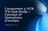 PCB ITS Case Study · Component 1: PCB ITS Case Study ... Transit Example Observations ... • ConOps document may need to be revised after the