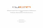 Wheel and Tire Customization Influence On Vehicle Dynamics ... · vehicle dynamics; noise, vibration, and harshness (NVH); safety; comfort; and so on. Under each of them, there are