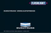 EUROTRUSS VERKAUFSPREISE - Traversen · Eurotruss Verkaufspreise Januar 2016 2 FD31 Truss (Single TubeTruss) FD31 ROOF TYPE CR-300cm wide FD31-CR001 FD31 L90+down incl. gable tube
