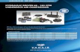 185 CFM UNDERDECK AIR COMPRESSOR - Home - …vanair.com/images/new-product-brochures/underdeck/Hydraulic_Driven... · HYDRAULIC DRIVEN 60 - 185 CFM UNDERDECK AIR COMPRESSOR SPECIFICATIONS