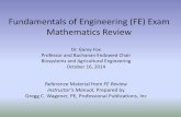 Fundamentals of Engineering (FE) Exam Mathematics Review exam... · Reference Material from FE Review