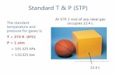Standard T & P (STP) - Seattle Central Collegeresources.seattlecentral.edu/faculty/jrbryant/Chapter 6_Part 2.pdf · Standard T & P (STP) 22.4 L The standard temperature and pressure