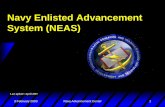 Navy Enlisted Advancement System (NEAS) - Ningapi.ning.com/...qYsq1Sl7.../Navy_advancement_brief.pdf · Navy Enlisted Advancement System (NEAS) ... Final Multiple Score Factors Profile