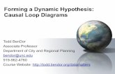 Forming a Dynamic Hypothesis: Causal Loop Diagramstodd.bendor.org/upload/DataMatters_4_Feedback... · Forming a Dynamic Hypothesis: Causal Loop Diagrams Todd BenDor Associate Professor