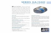 SerieS ga/gaH - allpump.co.kr · easily incorporated into the design of many systems. ... fluid securely inside the pump and potential ... Series GA/GAH has a long life in aggressive