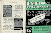 Volume 6 Number 12 RADIO CONSTRUCTOR … · books for the tv enthusiast "... ... number 12 august 1953 adog' jgdsffboqwdb ... rf eht oscillators transistors tuning meter