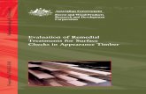 Evaluation of Remedial Treatments for Surface Checks … checks WEB.pdf · Evaluation of Remedial Treatments for Surface Checks in Appearance Timber Prepared for the Forest & Wood