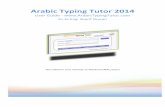 Arabic Typing Tutor 2013 - PCfonedownload.pcfone.com/manual/Arabic_Typing_Tutor_2014_manual.pdf · Upon!switching!to!the!Arabic!interface,!the!windowdirectionis!flipped.TheGUI text!