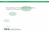 Reading First Impact Study: Interim Report · W. Carter Smith Robert G. St.Pierre Fatih Unlu ... including Brenda Rodriguez, Fran Coffey, Lynn Reneau, Davyd Roskilly ... Reading First