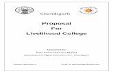 Proposal For Livelihood College - spdchd.ac.inspdchd.ac.in/.../plan_and_proposal/proposal-for-livelihood-college.pdf · Proposal For Livelihood College ... INTERNET AND SOFT SKILLS,