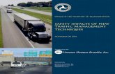 safety Impacts of New Traffic Management Techniques · safety Impacts of New Traffic Management Techniques november ... Statistical Analysis ... to the increasing traffic demand along