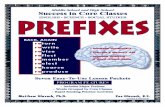 PREFIXES - StrugglingReaders.com · Tell students that prefixes are word parts added to the beginnings of words, word parts that change the words’ meanings, ... review - to view